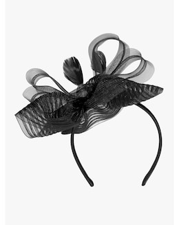 Jon Richard Black Hat Fascinator