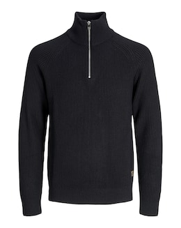 Jack &amp; Jones Pannel Knit Half Zip
