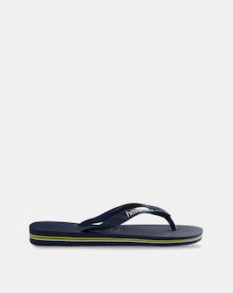 Havaianas Basil Logo Flip Flops - Navy