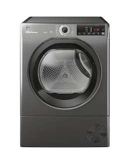 Hoover H-DRY 350 HRE C10TBER-80, 10kg, Condenser Tumble Dryer - Graphite