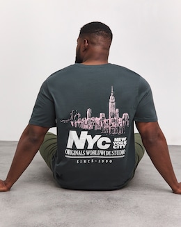 Jack &amp; Jones Bronx Square Crew Neck T-Shirt