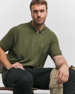 Jack &amp; Jones Johnny Quarter Zip Polo