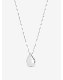 Simply Silver Sterling Silver 925 Polished Large Nugget Thread Through Pendant