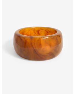 Jon Richard Amber Marbled Wide Bangle