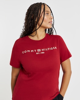 Tommy Hilfiger Logo Short Sleeve Crew Neck