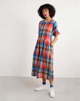 Seasalt Cornwall Line Strokes Dress Woodland | Fashion World Seasalt Cornwall Line Strokes Dress Woodland | Fashion World