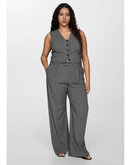 Mango Bowery Straight Leg Trousers