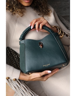 Luella Grey Catherine Woven Handle Crossbody