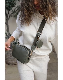 Luella Grey Siobhan Khaki Camera Crossbody