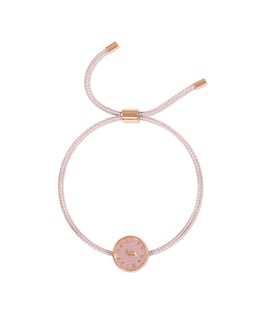 Radley Pink Cord Charm Bracelet