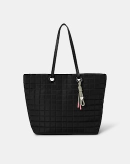 Accessorize Quilted Nylon Tote Bag