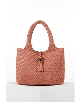 Luella Grey Saskia Blush Woven Tote