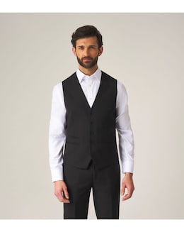 Skopes Madrid Suit Waistcoat Black