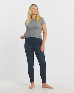 Super Stretch Indigo Skinny Jeans