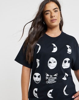 Black Nightmare Before Christmas License T-Shirt
