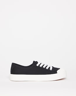 Canvas Lace Shoe - Extra Wide Fit (EEE)