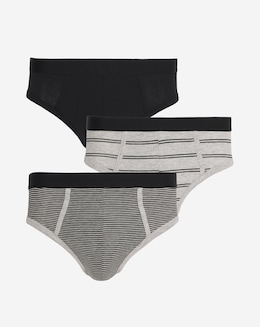 3 Pack Stripe Brief