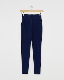 Indigo Stretch Jersey Denim Jeggings
