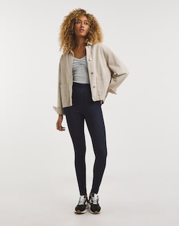 Indigo Stretch Jersey Denim Jeggings