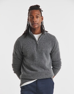 Lambswool 1/4 Zip Jumper