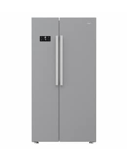 Hotpoint HPG2 6592 XP4UK Dual No Frost American Fridge Freezer Silver + Install