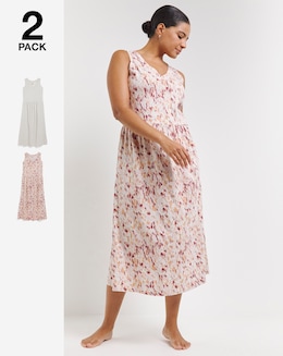 Pretty Secrets Value 2 Pack Sleeveless Nighties