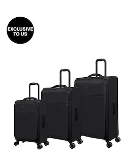IT Luggage The Lite 3pc Suitcase Set - Black