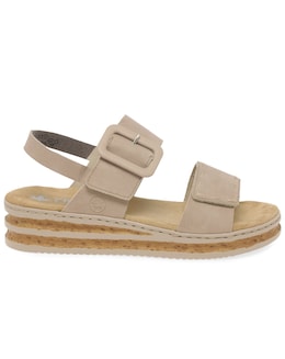 Rieker Page Womens Wedge Heel Sandals