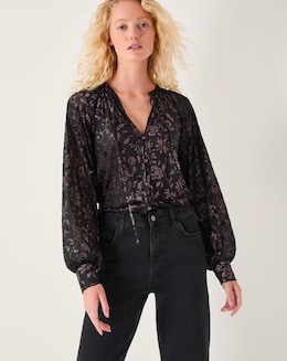 Monsoon Dory Sparkle Devore Shirt