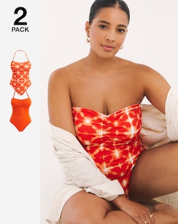 Value 2 Pack Bandeau Swimsuits