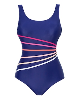 Sports Piping Swimsuit