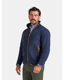 Raging Bull Classic Fleece Zip Through Jacket Navy