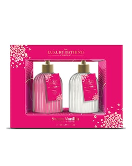 The Luxury Bathing Company Sweet Vanilla &amp; Almond Hand Care Duo