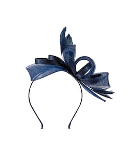 Jon Richard Navy Medium Fascinator Headband