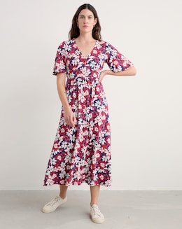 halter a line midi dress Elliott A-Line Halter Neck Midi Dress White main image 0