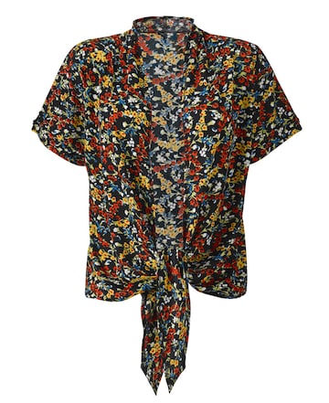 Roman Abstract Hanky Hem Dress