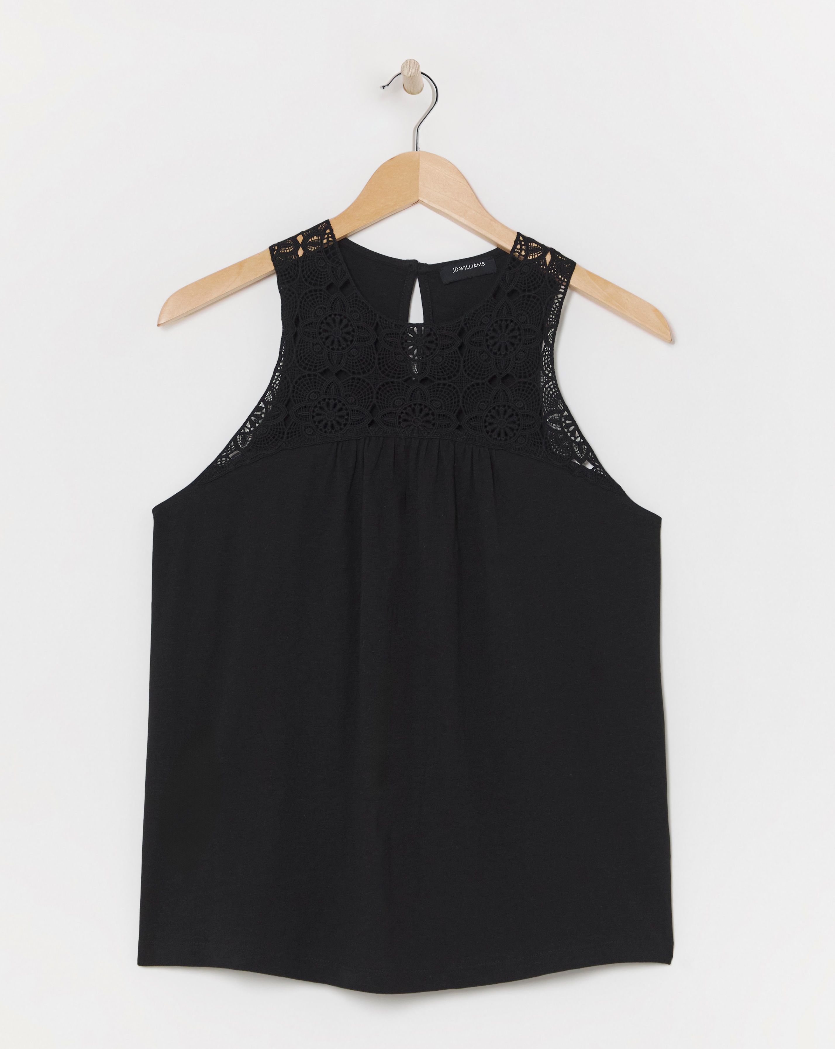 Crochet Detail Vest Top