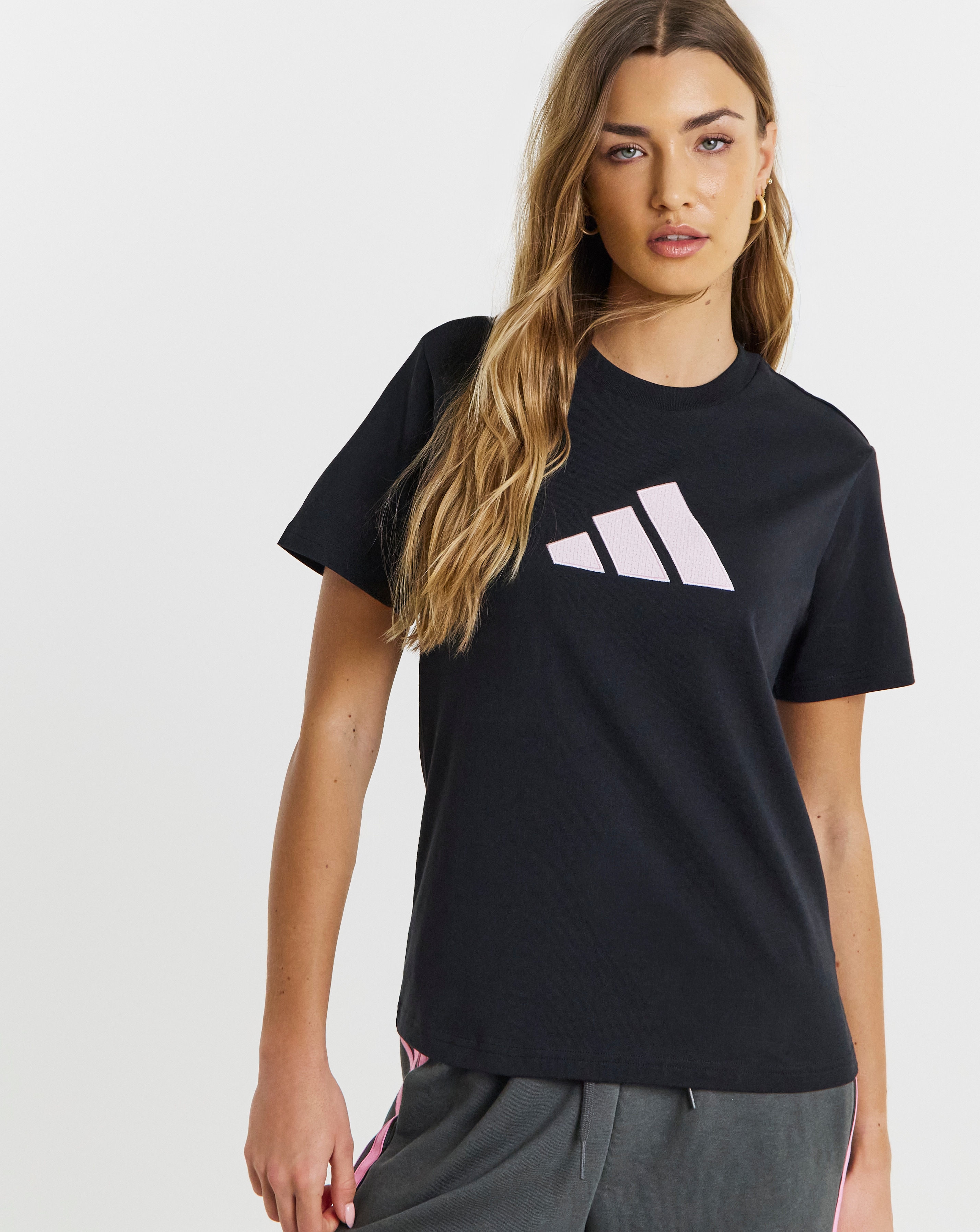 adidas Gingham T-Shirt