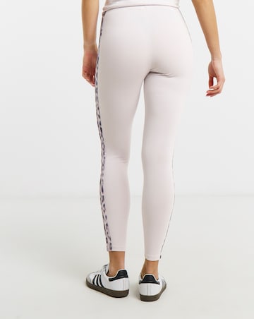 adidas 3 Stripe Leopard Print Leggings