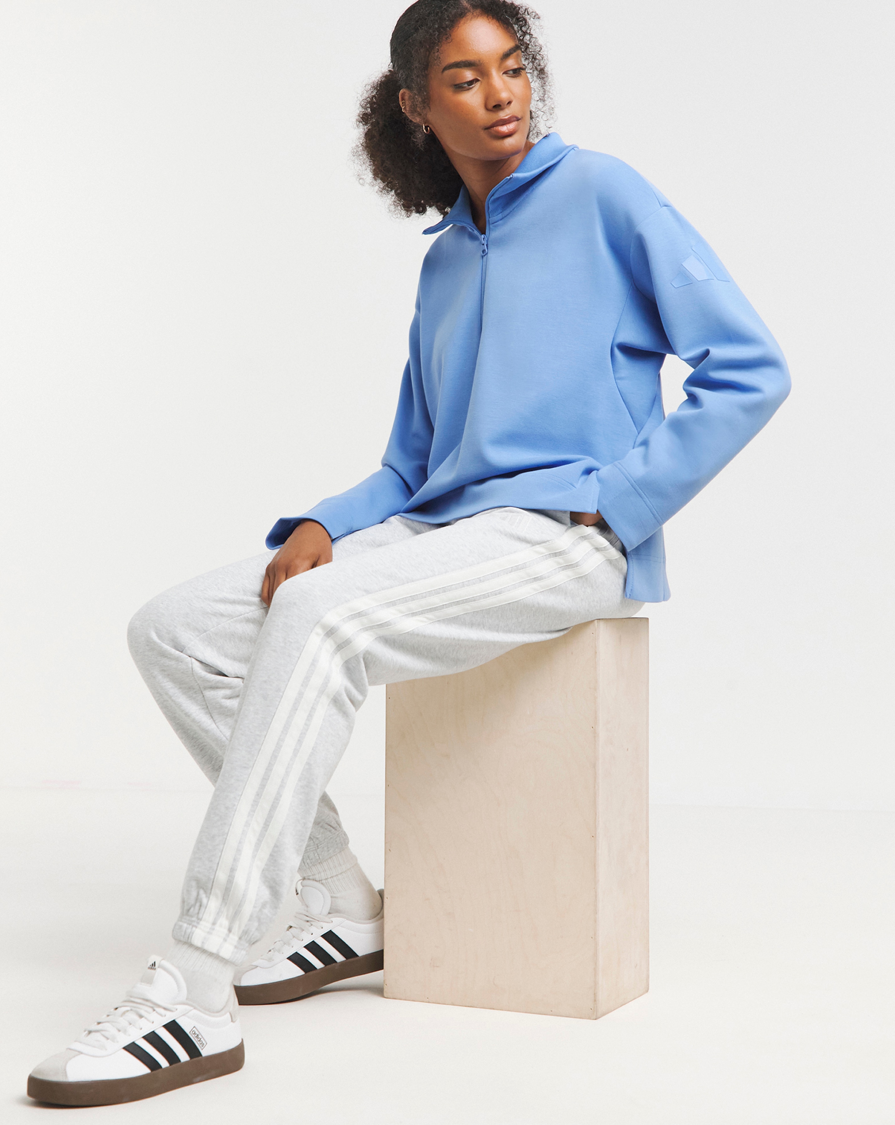 adidas 3 Stripe Cuffed Jogger