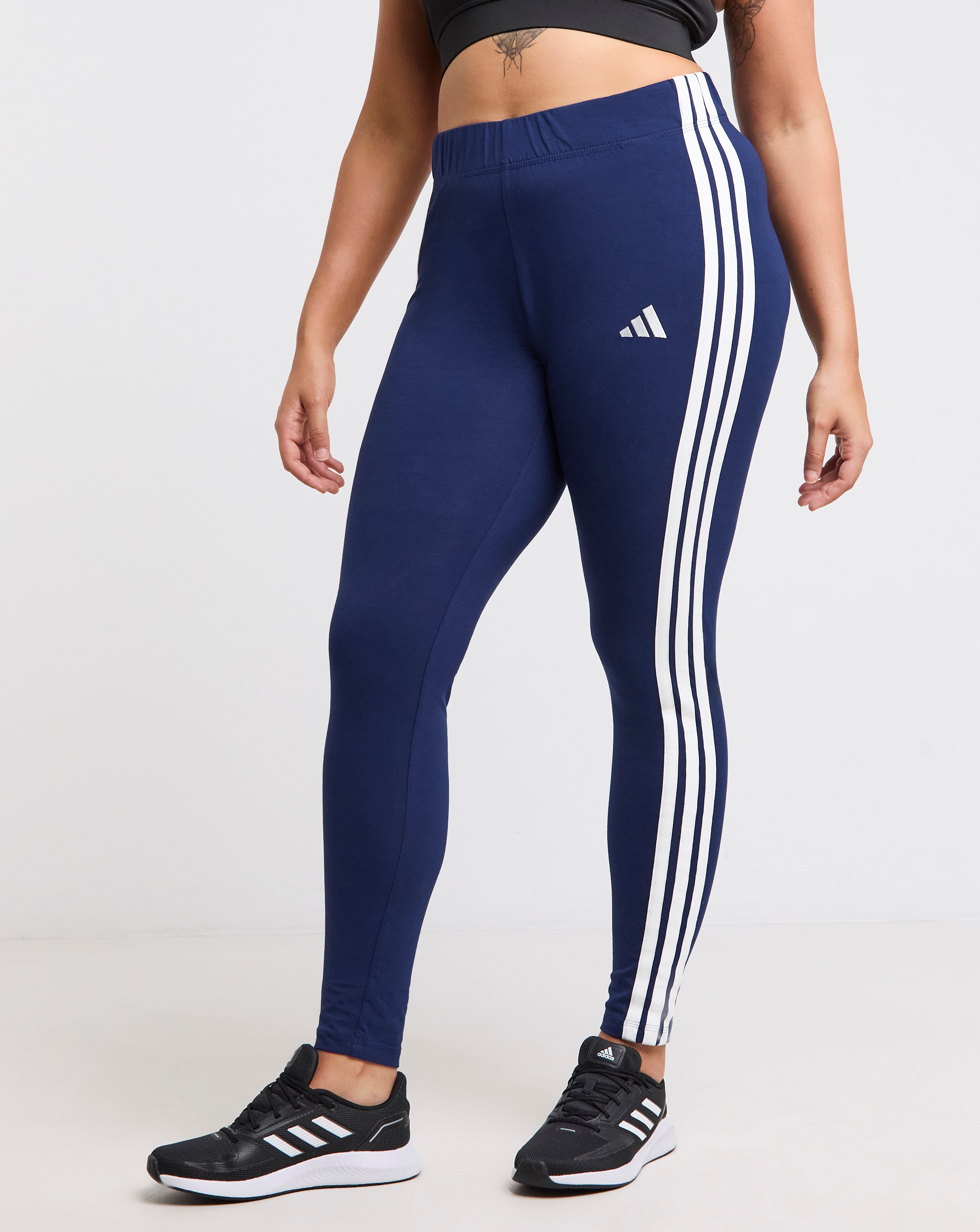 adidas 3 Stripes Leggings Plus Size