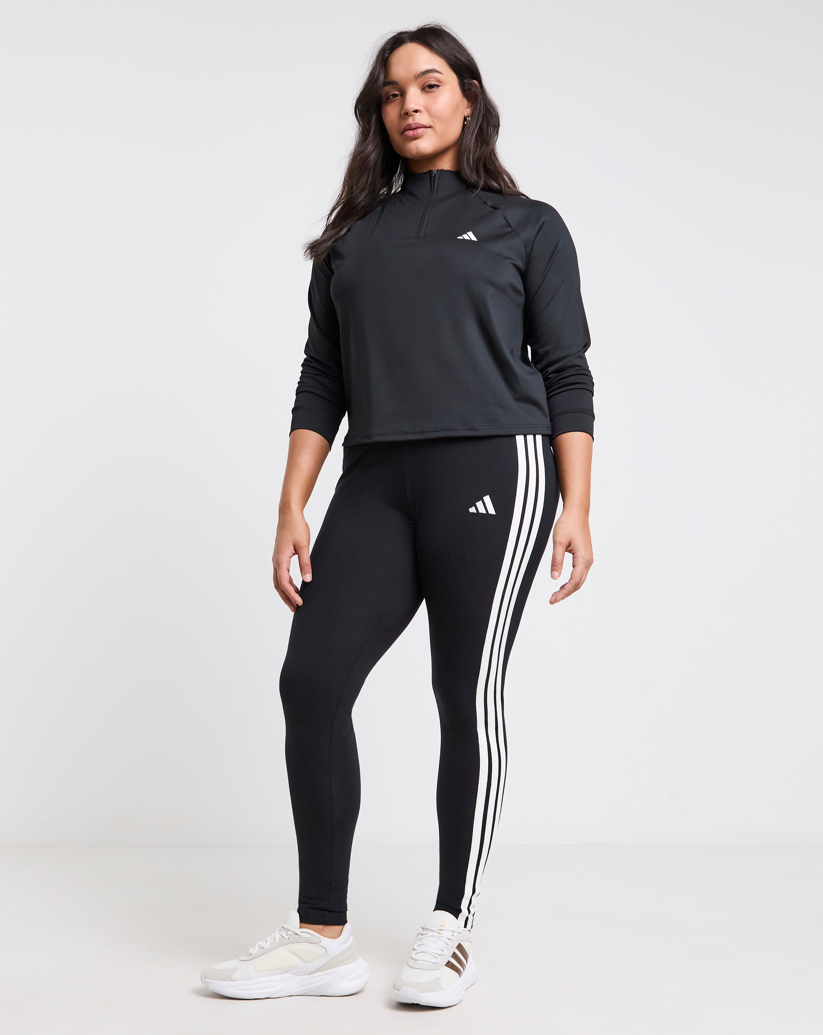 adidas 3 Stripes Leggings Plus Size