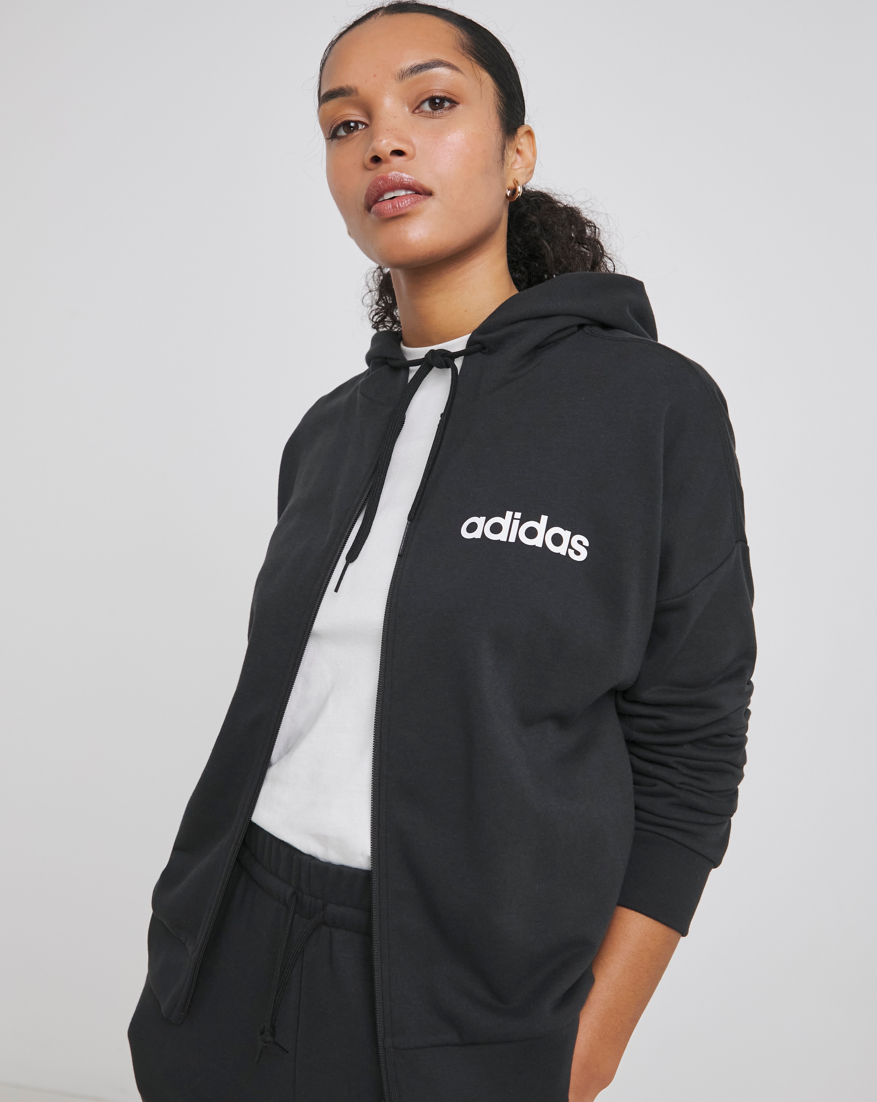 adidas Linear French Terry Hoodie