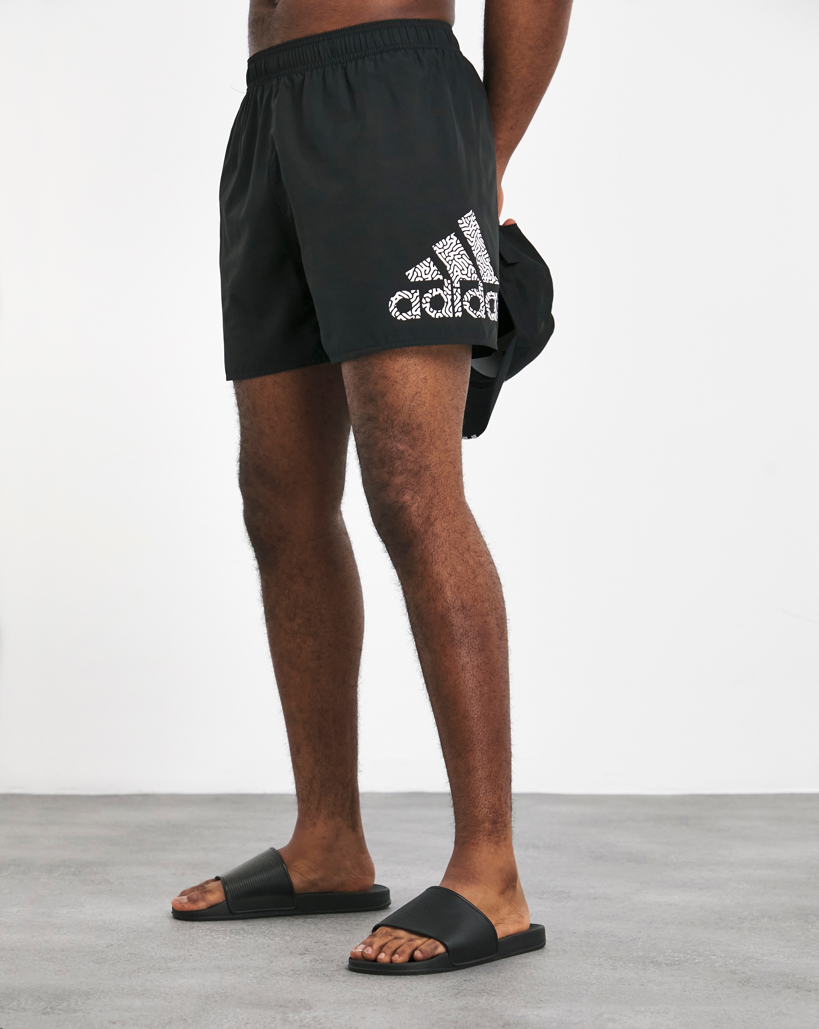 adidas Big Logo Swim Shorts