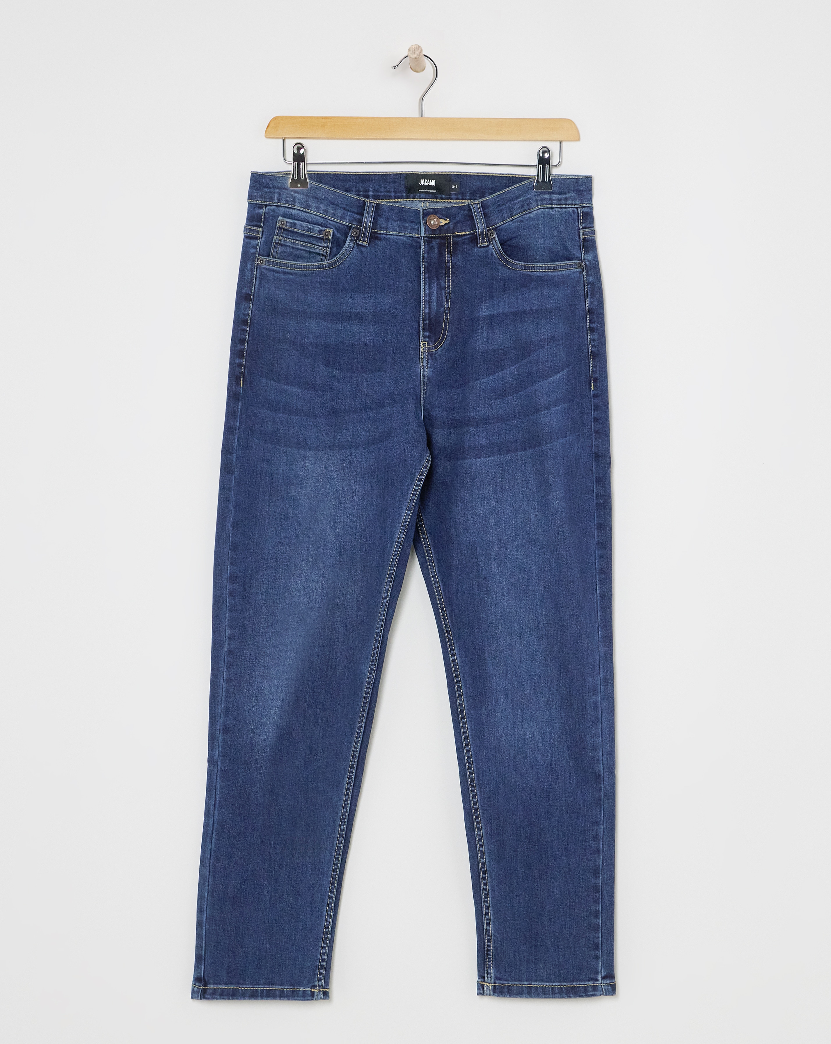 Darkwash Slim Fit Stretch Jeans