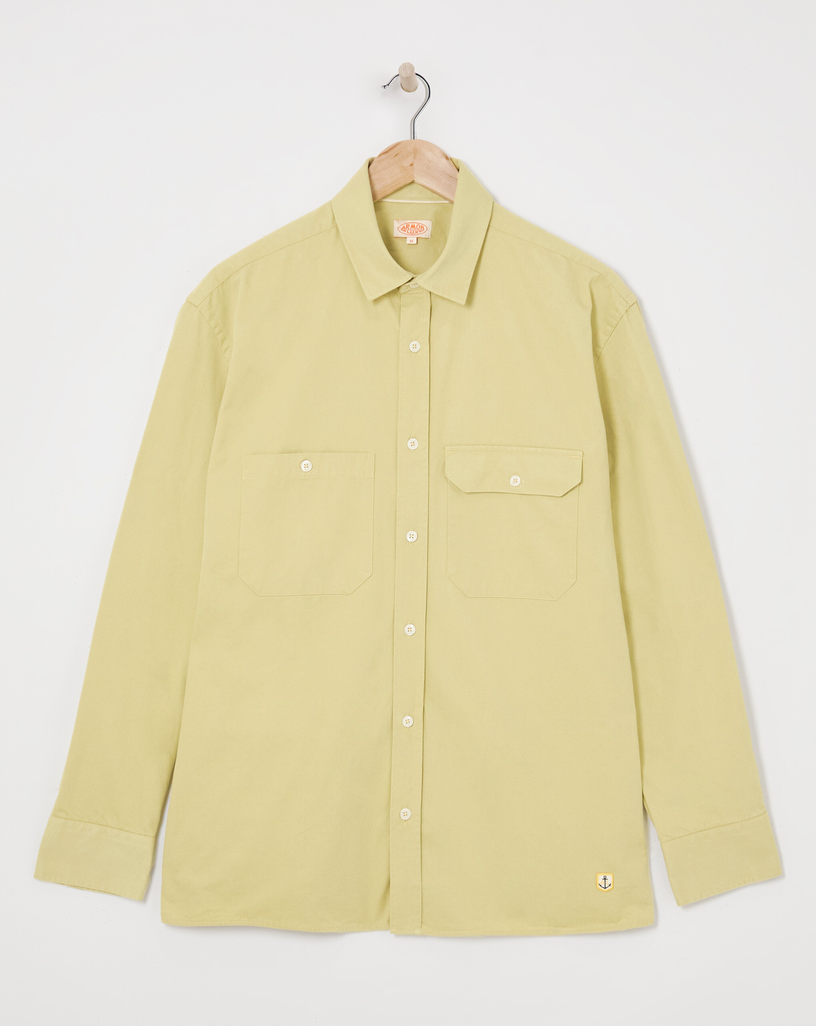 Armor Lux Shirt Jacket - Pale Olive