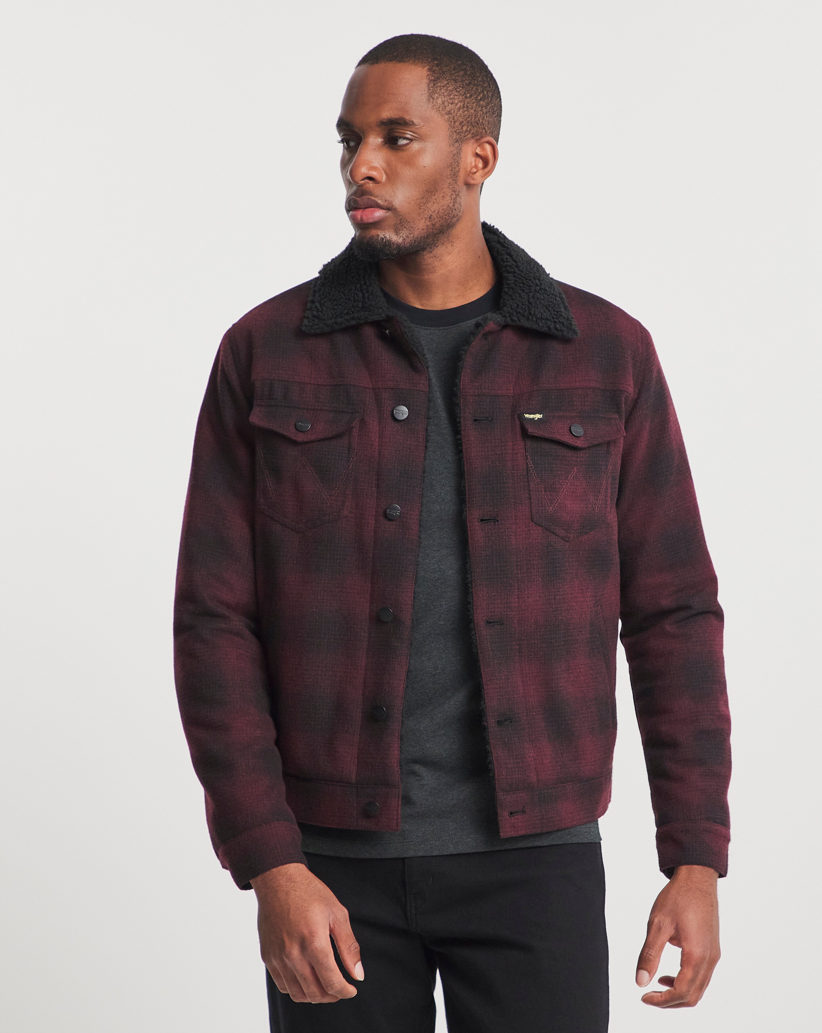 wrangler wool trucker jacket