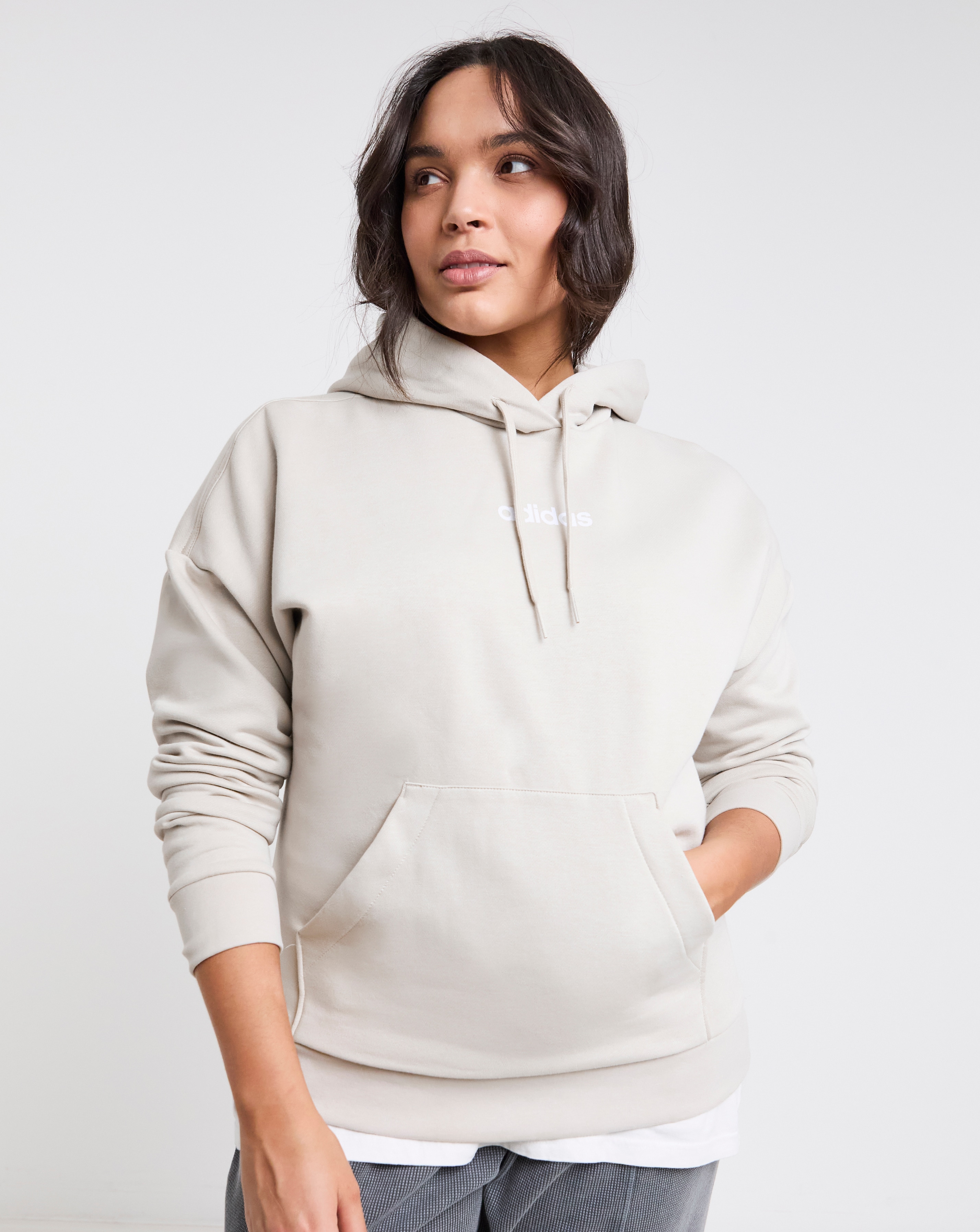 adidas Linear Logo Fleece Hoodie