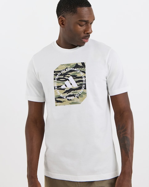 adidas Camo Box Logo T-Shirt