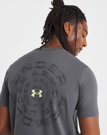 Under Armour Back Print Blur Logo T-Shirt